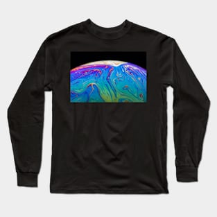 Soap Bubble Close Up Long Sleeve T-Shirt